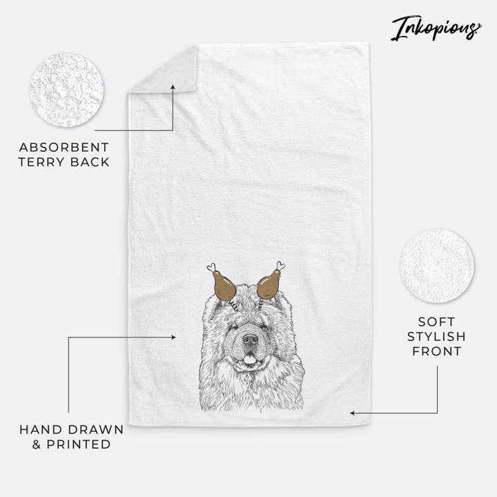 Inkopious - Wholesale Hand Towel - Baloo the Chow Chow Hand Towel16