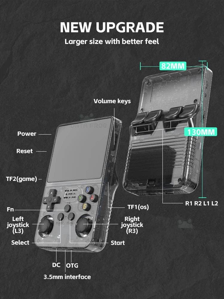 Infinite Basics – wholesale Electronic toy – Child & baby – RetroRush Ultimate Retro Handheld Gaming Console – 128GB Pocket Arcade, Hi-Res Screen, 20k Games!9