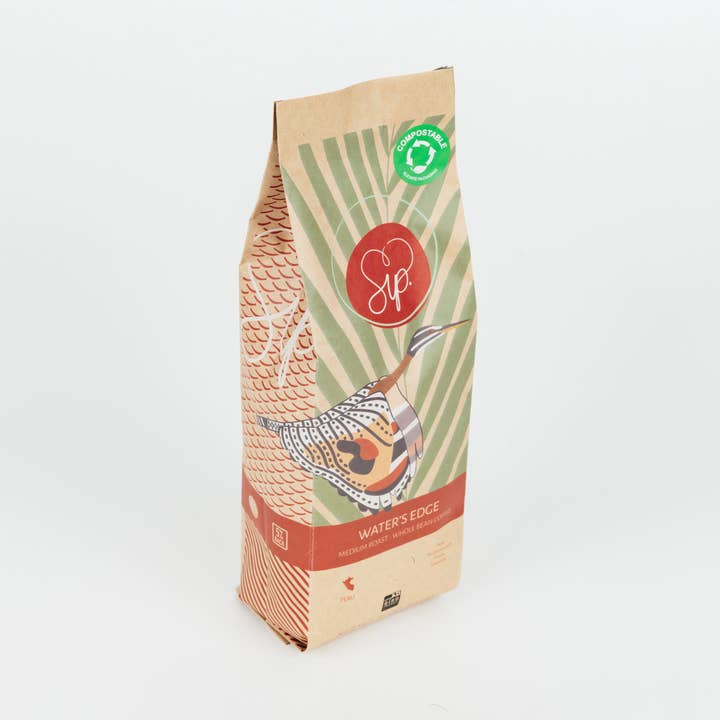 Water's Edge Medium Roast Whole Bean Coffee for wholesale by Sip Coffee Inc