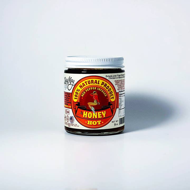 Red Pepper Infused Mississippi Hot Honey - 9oz for wholesale by May's Market @ TLM
