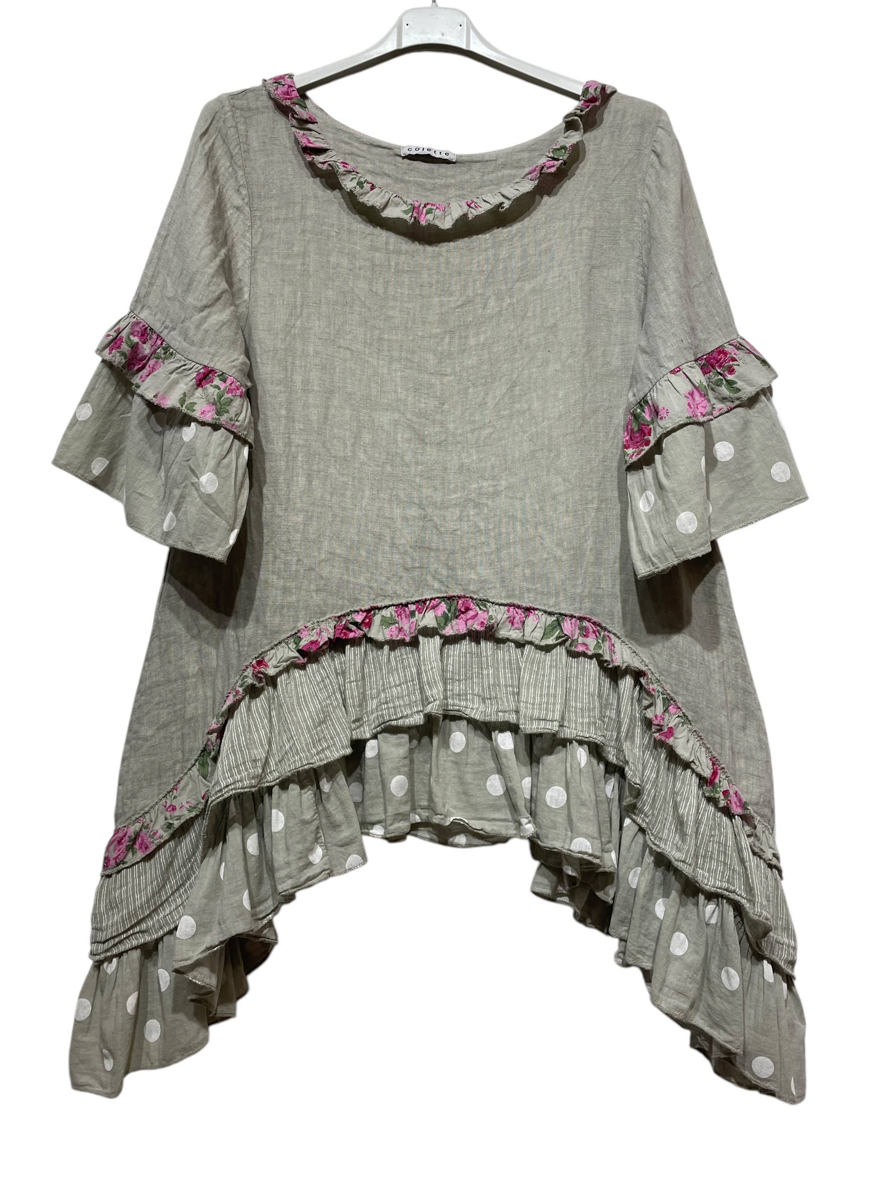 LINEN & COTTON HOUSE - Wholesale Jurk - Dames - JURK IN LINNEN 861213