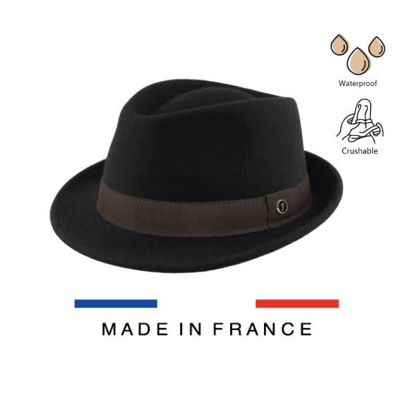 FIELTRO DE LANA APLASTABLE IMPERMEABLE HECHO EN FRANCIA - 1H47GGMA para venta al por mayor de FLECHET