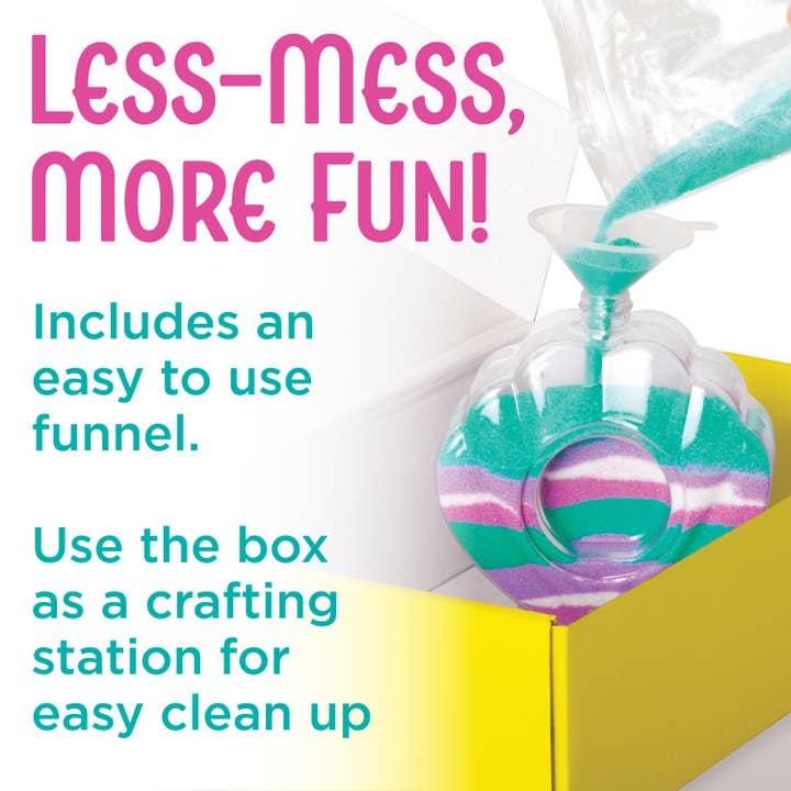 Faber-Castell / Creativity for Kids - Wholesale DIY Craft Kit - Kids - Sparkle Sand Art Mermaid DIY Craft Kit for Kids3