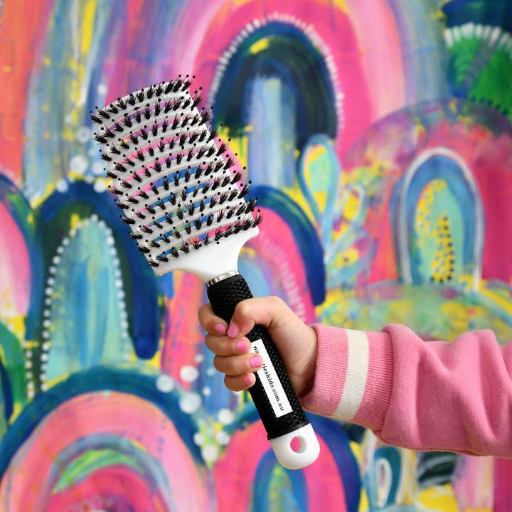 no nasties kids - Wholesale Hair brush/comb set – Child & baby - Detangler Hair Tamer Brush5