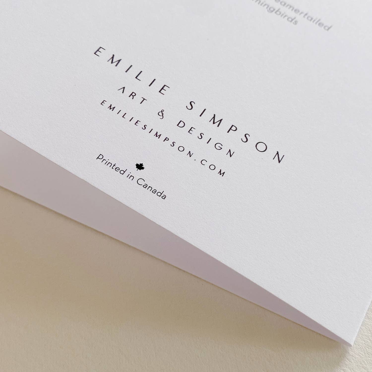 Emilie Simpson Art & Design - Vente Carte de vœux classique - Carte artistique d'hellébores2
