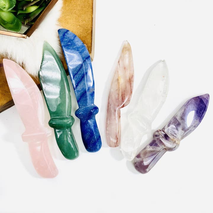 Rock Paradise - Wholesale Spiritual Stone/Crystal - Large Crystal Gemstone Knife