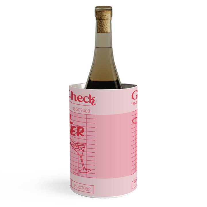 Refroidisseur de vin Heather Dutton Guest Check pour la vente par Deny Designs