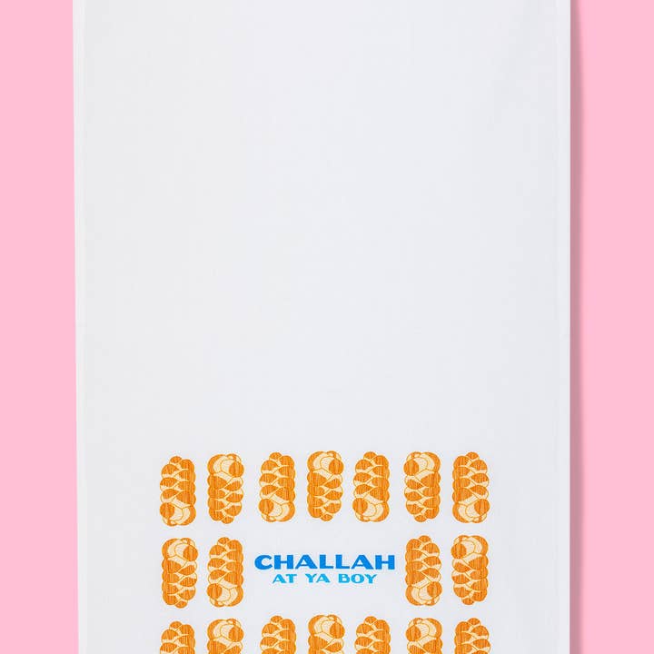 Bad Grandma Designs – Engroshandel Viskestykke – Challah på Ya Boy køkkenhåndklæde - Hanukkah, challah brød