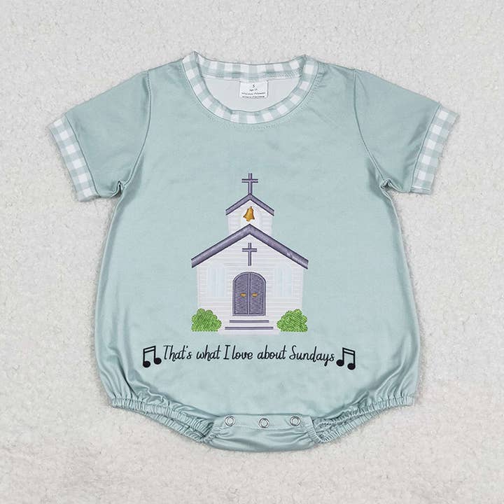 Baby Boys Church Short Sleeve Summer Rompers for wholesale by Aier Wholesale