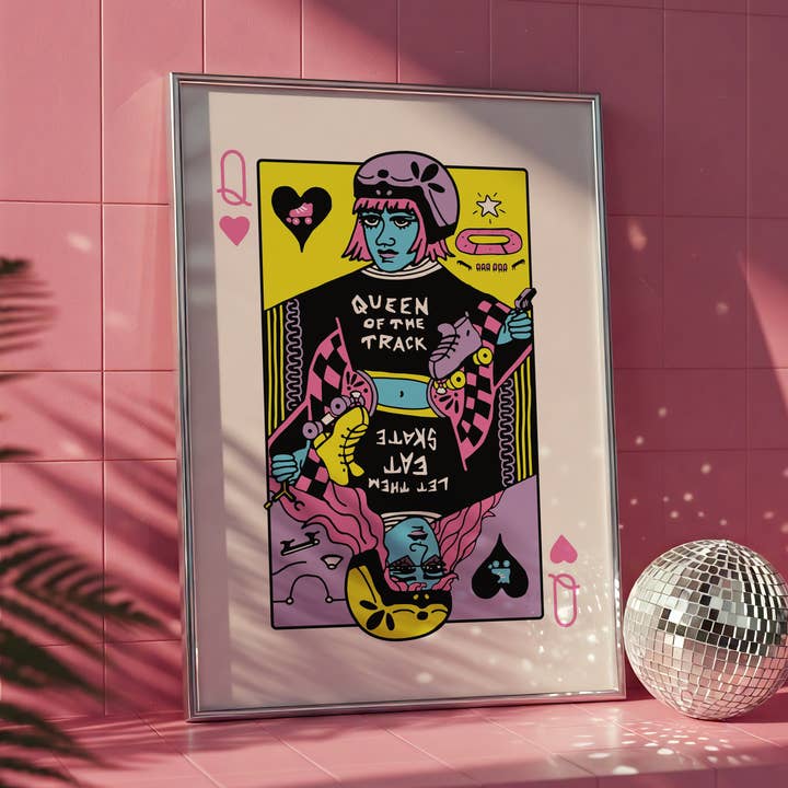 Create & Skate Factory - Wholesale Art Print - Queen of Skates Art Print5