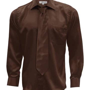 Ferrecci - Men's Regular Fit Satin Shirt, Tie & Hanky Set and other Purchase Wholesale necktie fabric. Free Returns & Net 60 Terms on Faire trending on Faire.