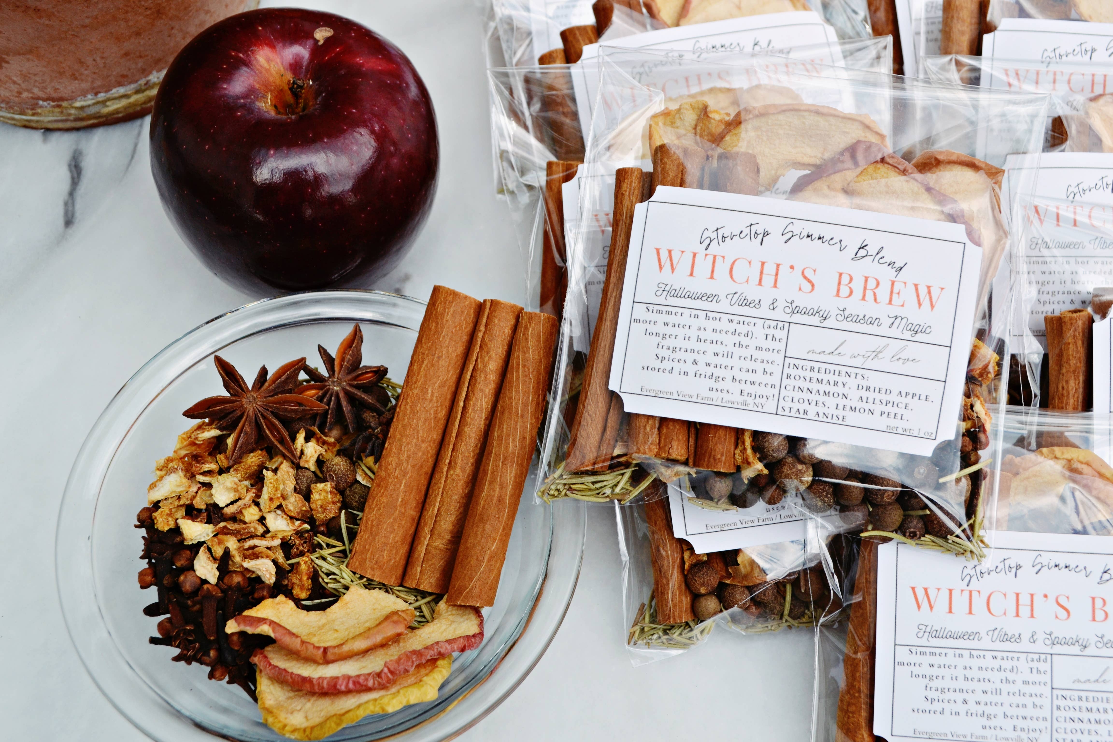 Evergreen View Farm - Wholesale Potpourri - Witch's Brew Autumn Fall Halloween Simmer Stovetop Spices14