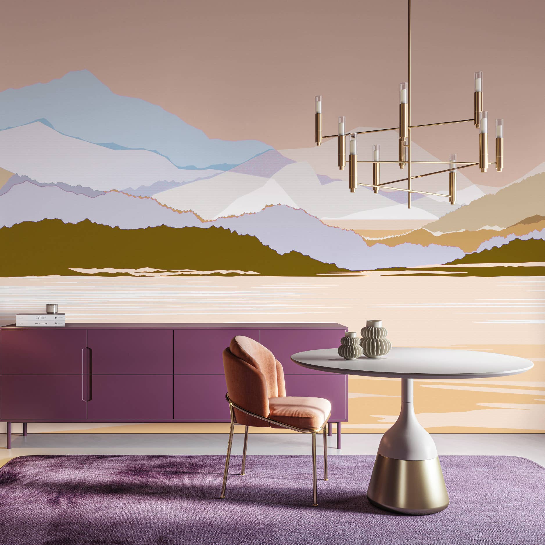 Cilé - Vente Papier peint - Papier peint panoramique Lac A0