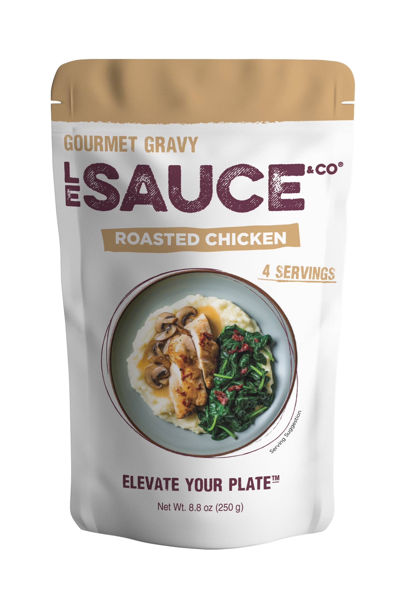 Le Sauce & Co. - Wholesale Sauce - Le Sauce & Co. 4 Serving Roasted Chicken Gourmet Gravy