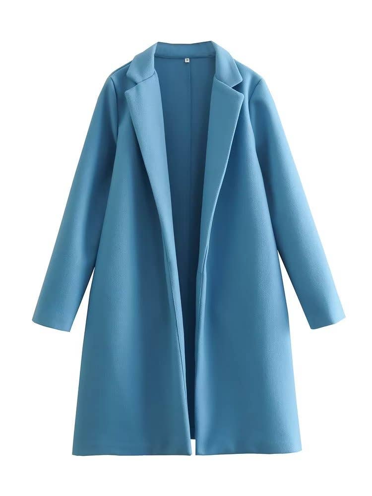 Blak Wardrob – wholesale Coat – Women’s – The Famous Zara Coat Solid Woolen Coats White Label8