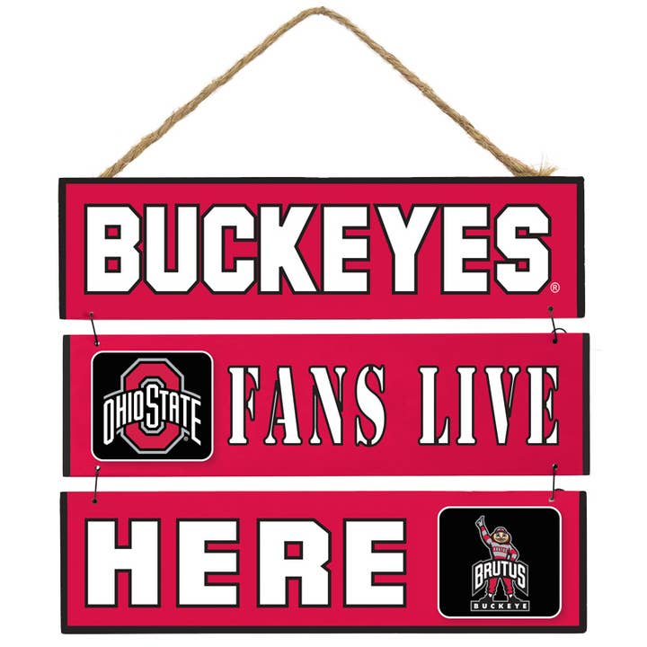 Ohio State Buckeyes Fan Sign for wholesale by Hanna's Handiworks
