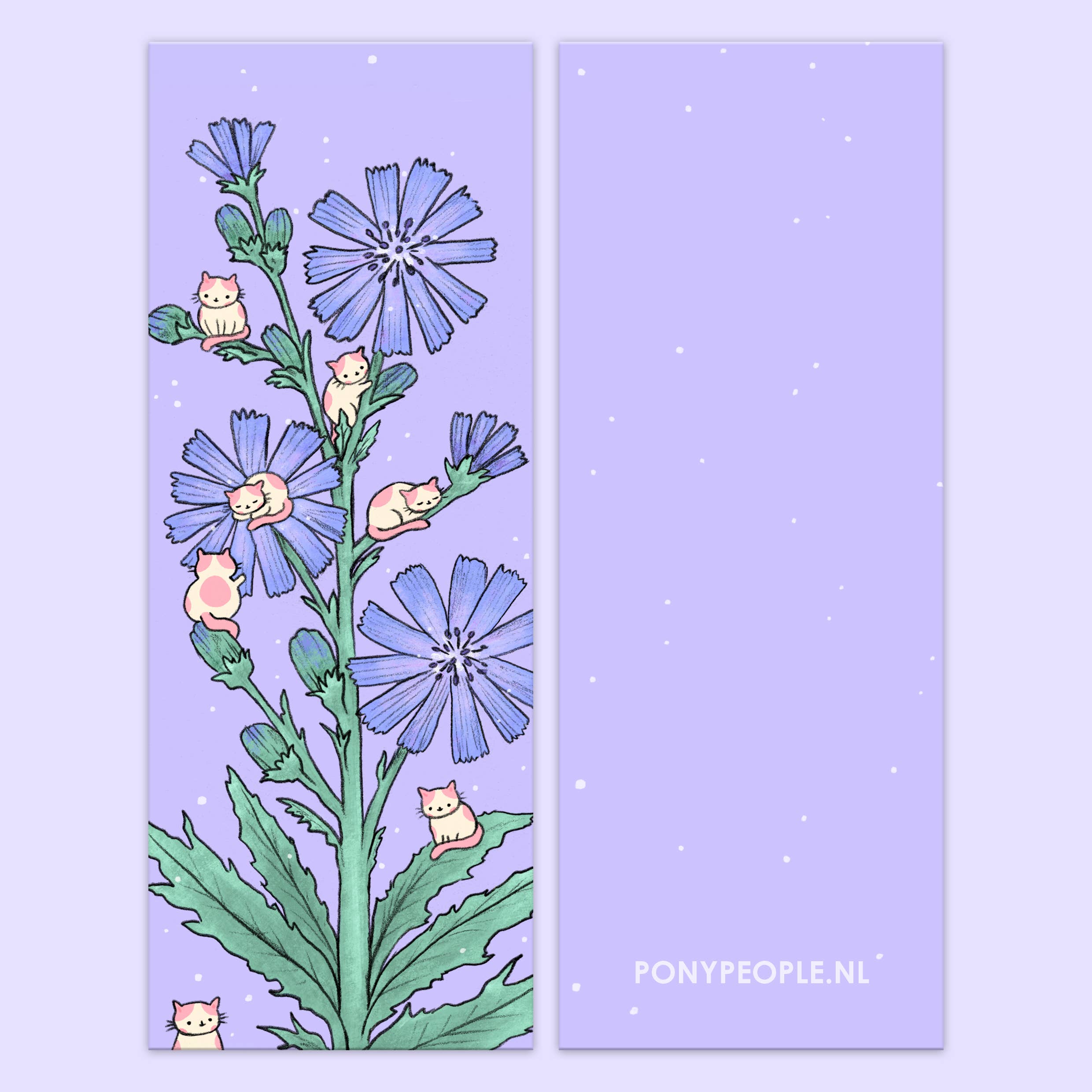 PONY PEOPLE - Wholesale Bookmark - Chicory Cats XL Bookmark1