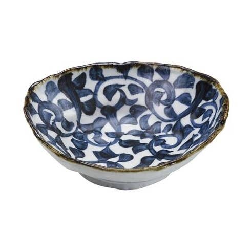 Saladeschaal met gestileerd octopusmotief 19,5 cm x 6 cm voor wholesale door Maison jiki