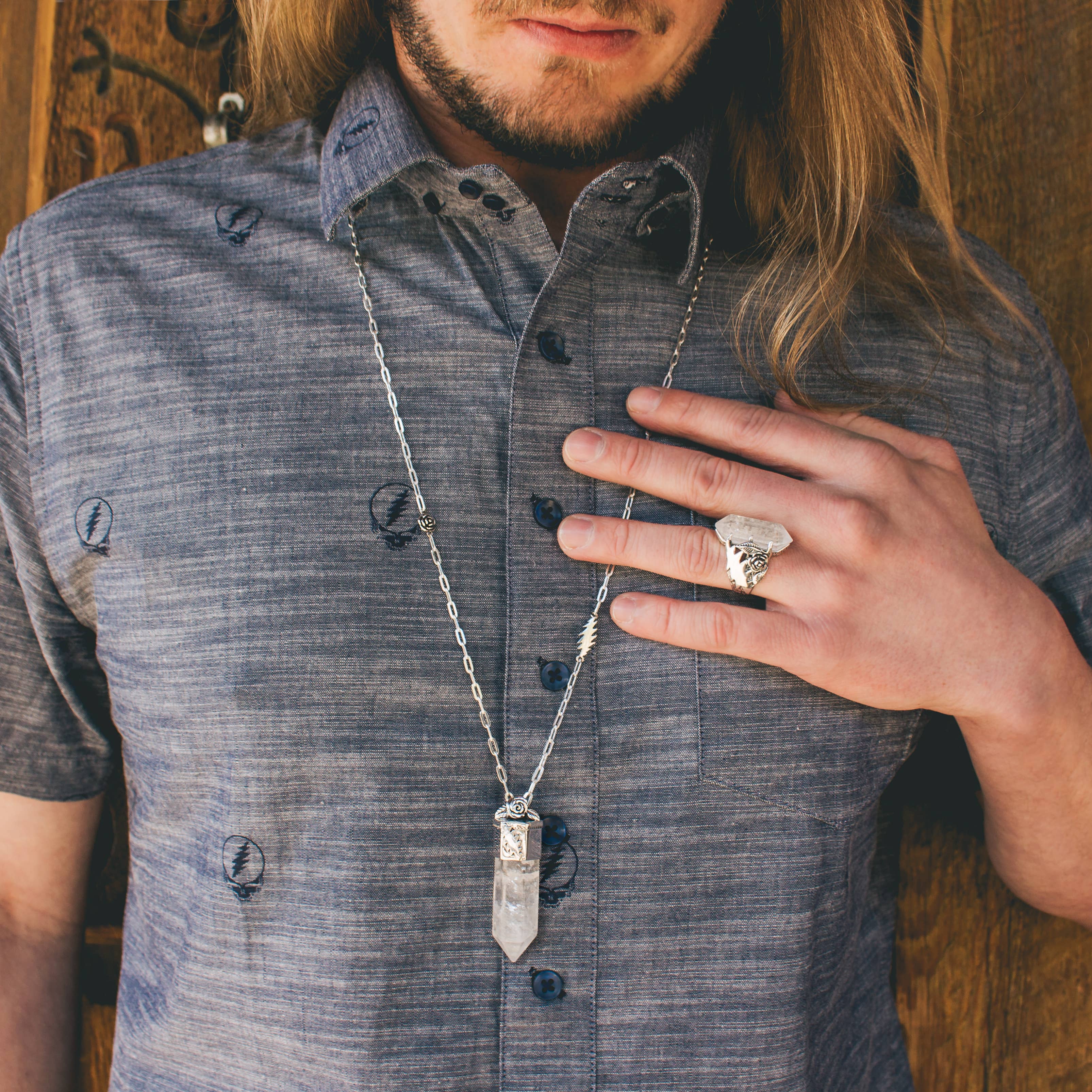 Hiouchi Jewels | Rose & Bolt Grateful Dead Jewelry - Wholesale Cocktail/Statement Ring - Move Me Brightly Crystal Ring4