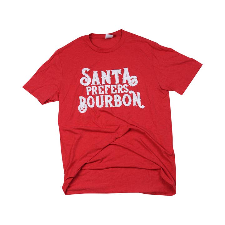Der Weihnachtsmann bevorzugt Bourbon Shirt für den Großhandel von Barrel Down South