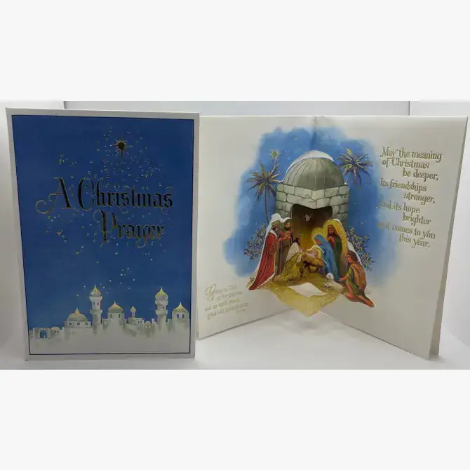 DICKENS INC. - Vente Cartes de Noël - Cartes de Noël en boîte pop-up 3D | ABX24B10