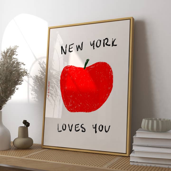 New York elsker dig Print for engroshandel hos RM Decor Studio