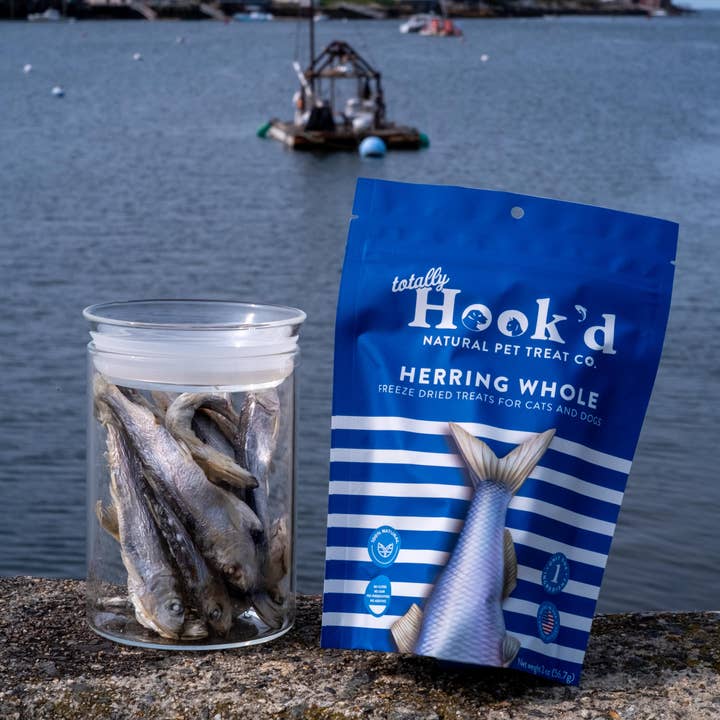 Totally Hook'd - Wholesale Pet Treats - Dog - Herring Pet Treats, 1-Ingredient & 100% Natural Freeze-Dried1