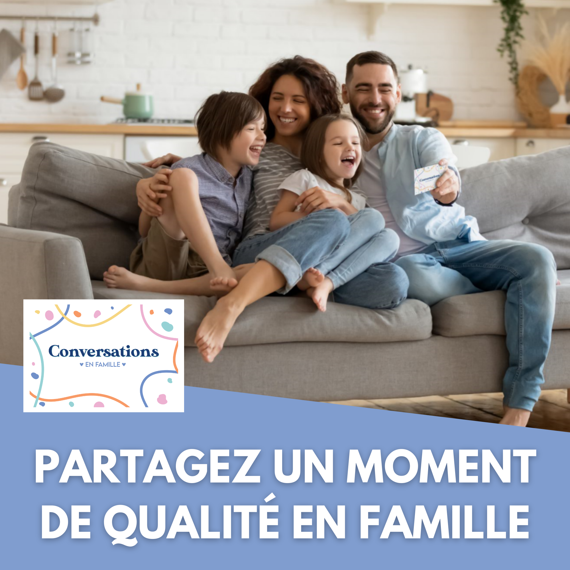 Oh Happy Games - Jeux de société - Wholesale Card Game - Family Conversations - The Game that Will Strengthen Your Family Bonds 👪4