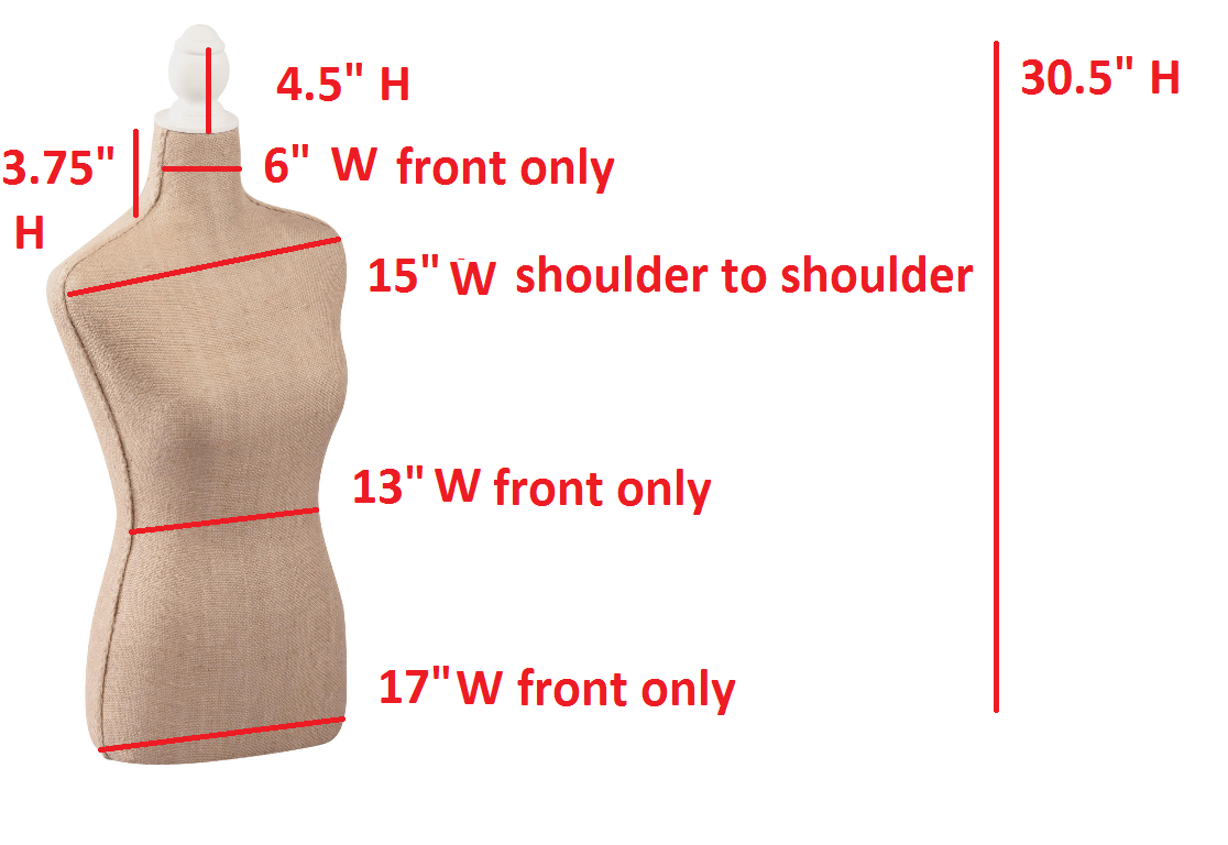 Tripar International - Wholesale Mannequin - Linen & Burlap Floor or Tabletop Body Forms - Fiberglass5