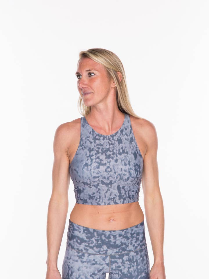 Grey Fog Crop Top for wholesale by Colorado Threads