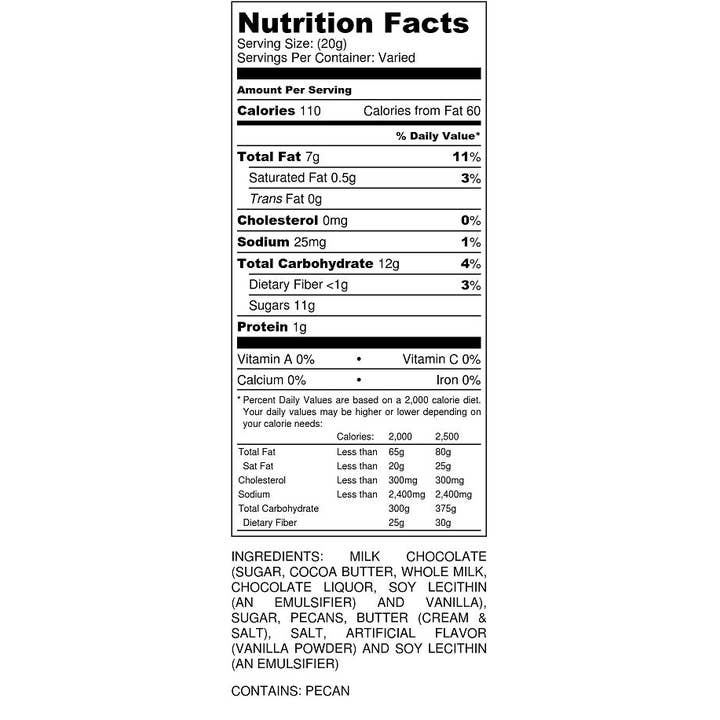 Millican Pecan Company - Wholesale Chocolate Covered Sweets - Buy Chocolate Toffee Pecans - Bulk1