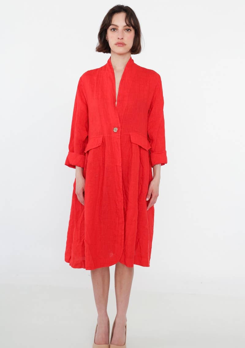 LINEN & COTTON HOUSE - Wholesale Jacket - Women's - 1142 SPRING SUMMER CLOTHING LINEN JACKET2