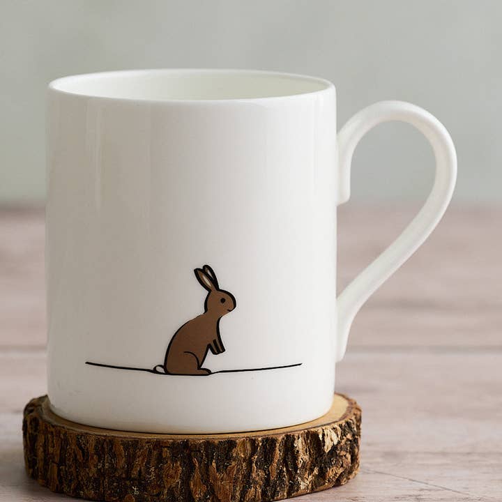 Rabbit Mug for wholesale by Jin Designs