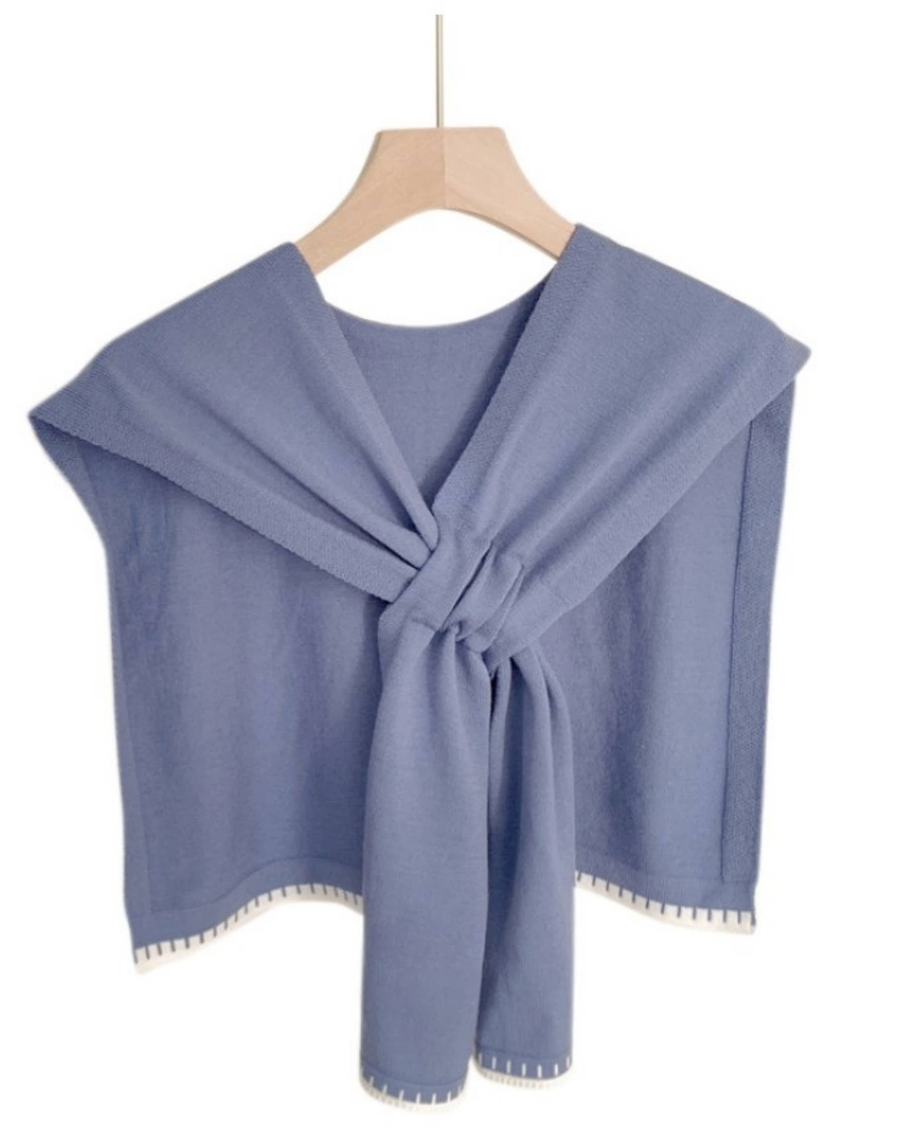 JC Sunny Fashion - Wholesale Capelet - Women's - Stylish Mini Shoulder Cover with Cross-Front Scarf 9