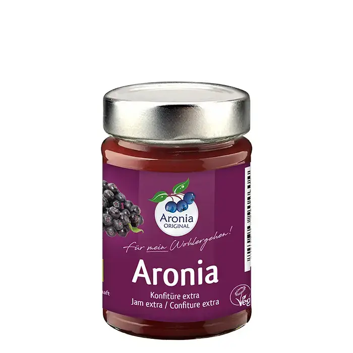 Aronia ORIGINAL – wholesale Sylt/gelé – Ekologisk extra aroniabärssylt 225 g0