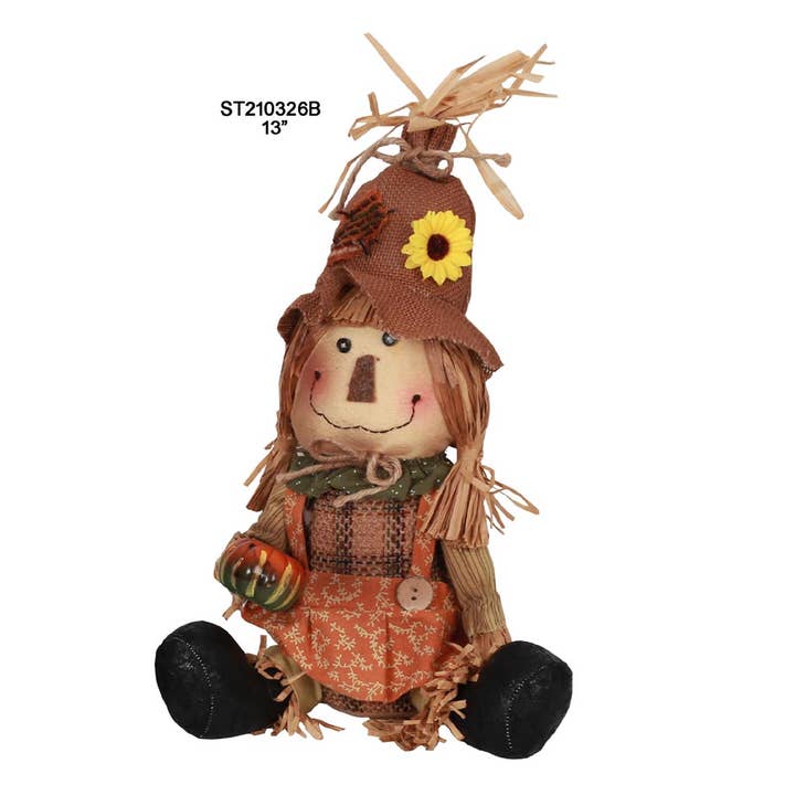 Décoration d'intérieur rustique en forme d'épouvantail artificiel de 13 po pour la vente par Tellon Investment & Trade