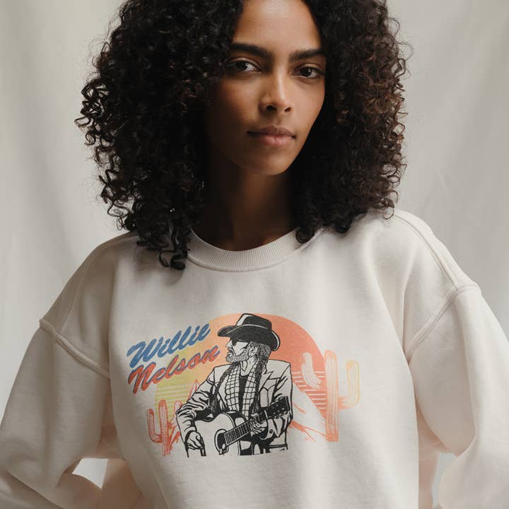 Willie Nelson Bloody Mary Morning Sweatshirt and other Purchase Wholesale willie nelson. Free Returns & Net 60 Terms on Faire trending on Faire.