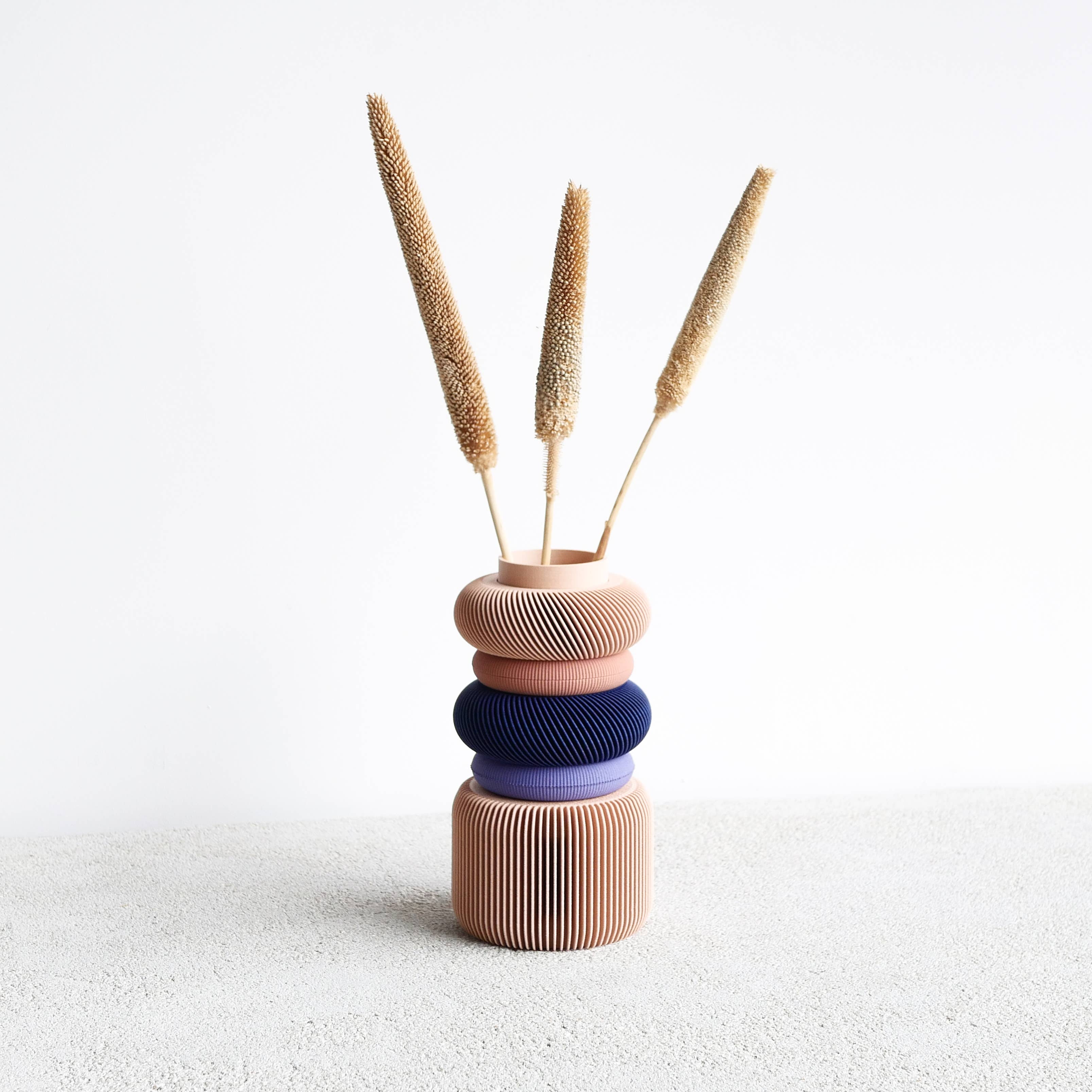 MINIMUM DESIGN - Wholesale Vase - BLUSH Modular Vase, perfect for dried or fresh flowers !1