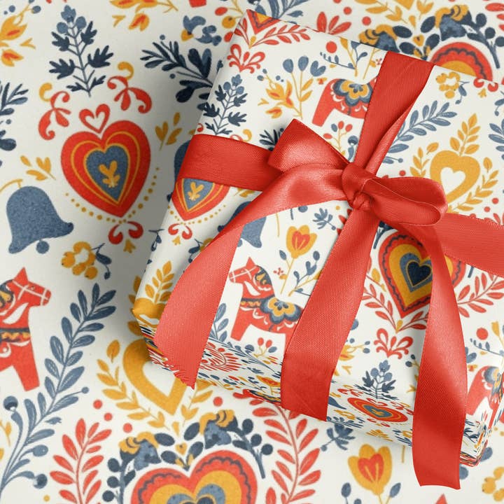 Dala Horse Wrapping Paper and other Purchase Wholesale dalmasso cartoleria. Free Returns & Net 60 Terms on Faire trending on Faire.