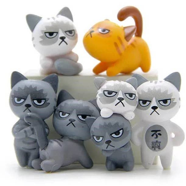 BCmini - Wholesale Decorative Figurine - 70705 Angry Cat Figurines0