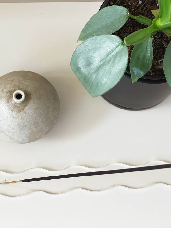 Wave Incense Holder for wholesale by The Coastal Kind