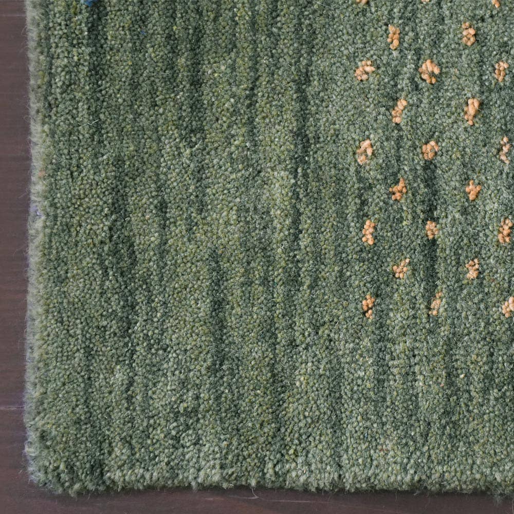 Get My Rugs - Wholesale Area Rug - Hand Knotted Loom Area Rug Green L005312
