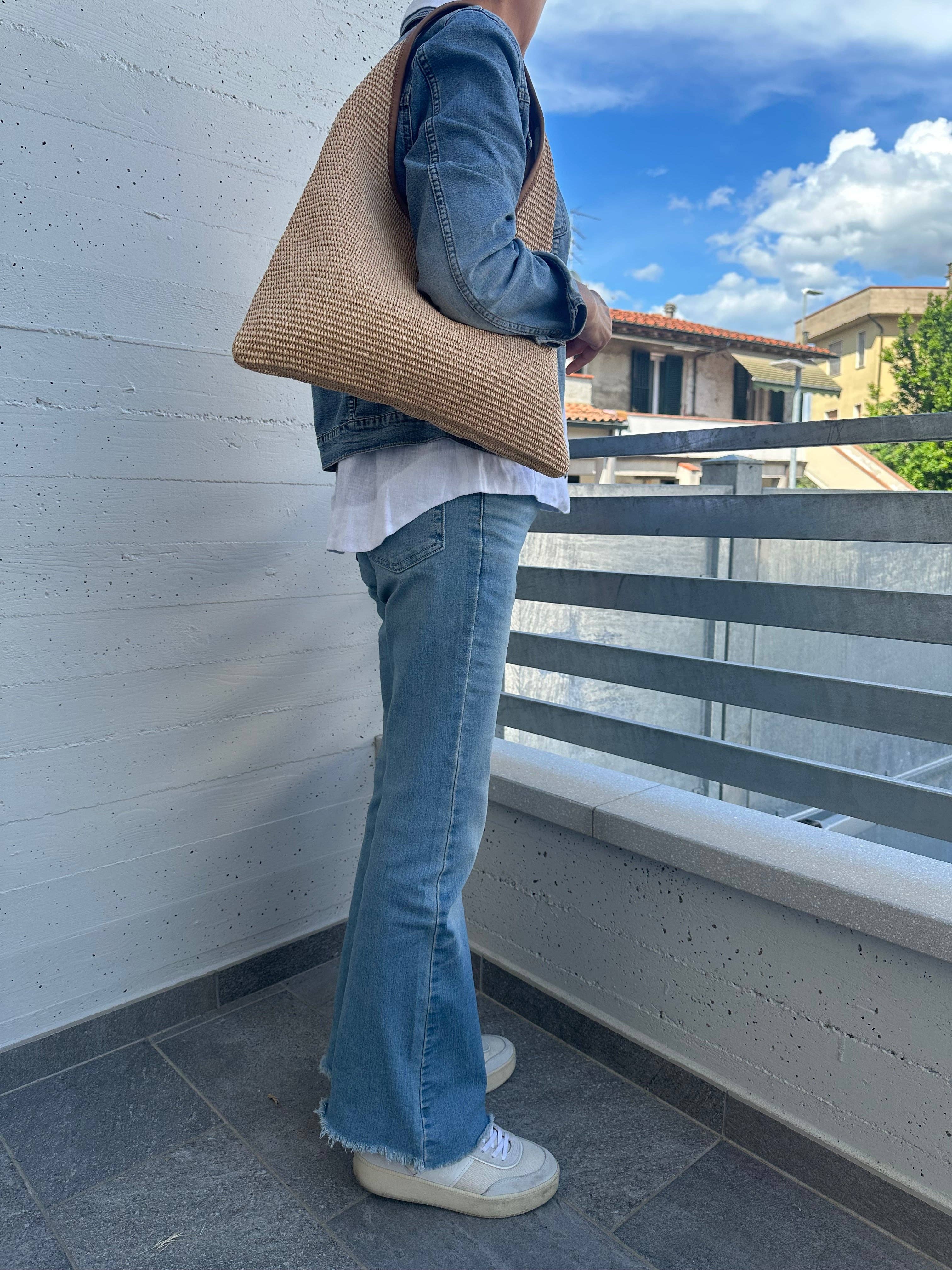 Zhade - Wholesale Shoulder Bag - Women's - MIREA Classic - raffia hobo bag4