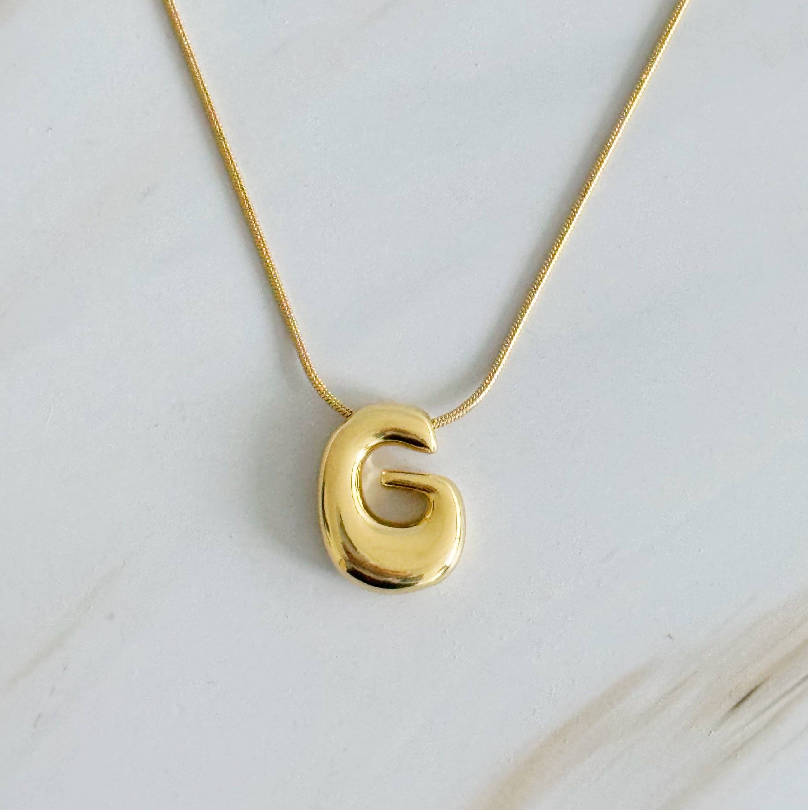 Ellison+Young - Wholesale Pendant/Charm Necklace - Balloon Letter Initial Necklace5
