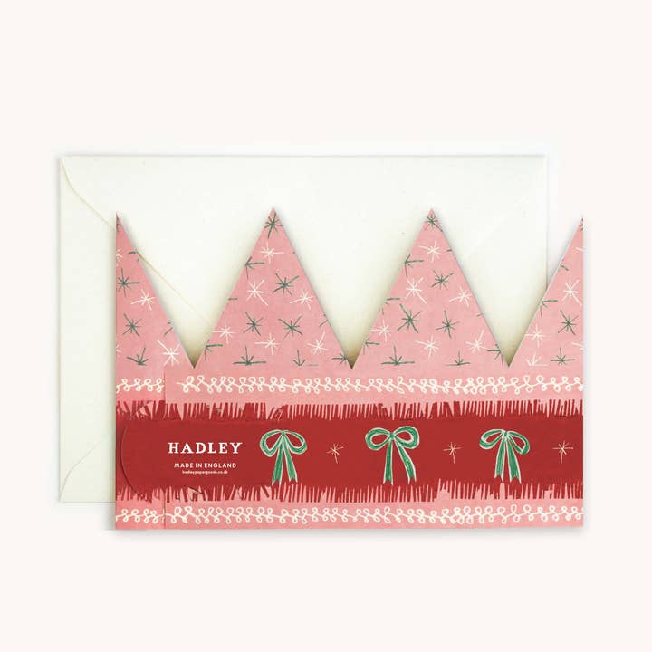 Hadley - Wholesale Christmas card - Christmas Fairy Party Hat Card1