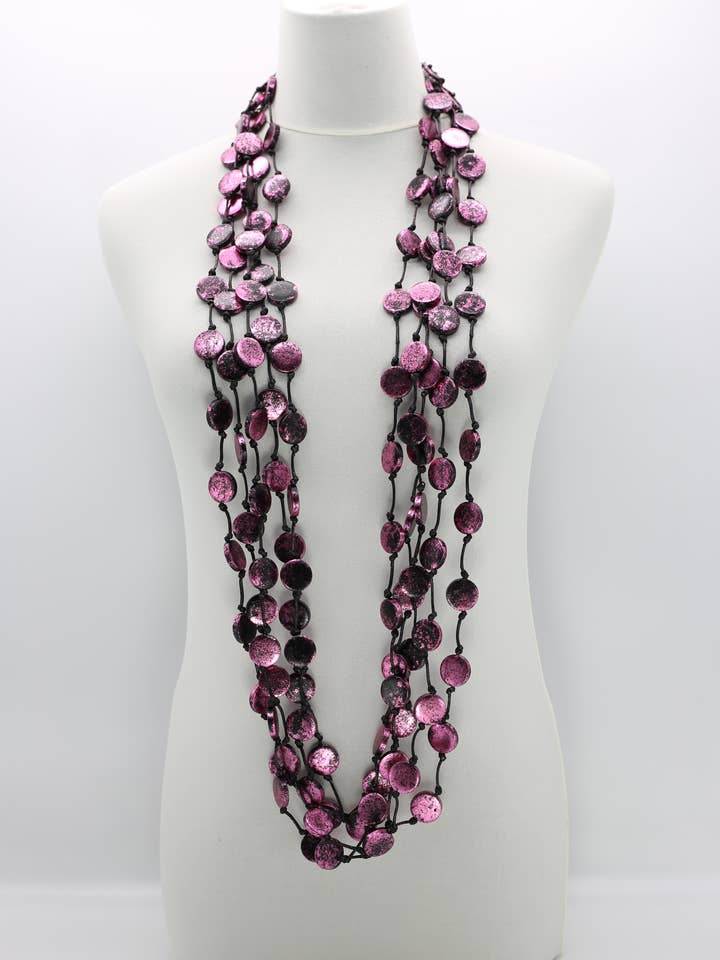 Collar con monedas - Dorado a mano - Pequeño para venta al por mayor de Jianhui London