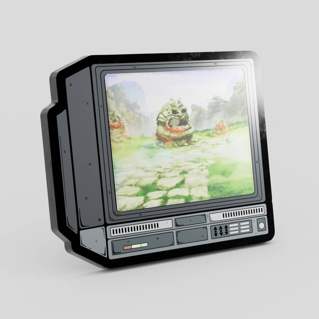 GoopyGoblins - Wholesale Lapel Pin/Button - 2.5" Lenticular Avatar Last Airbender CRTV Enamel Pin