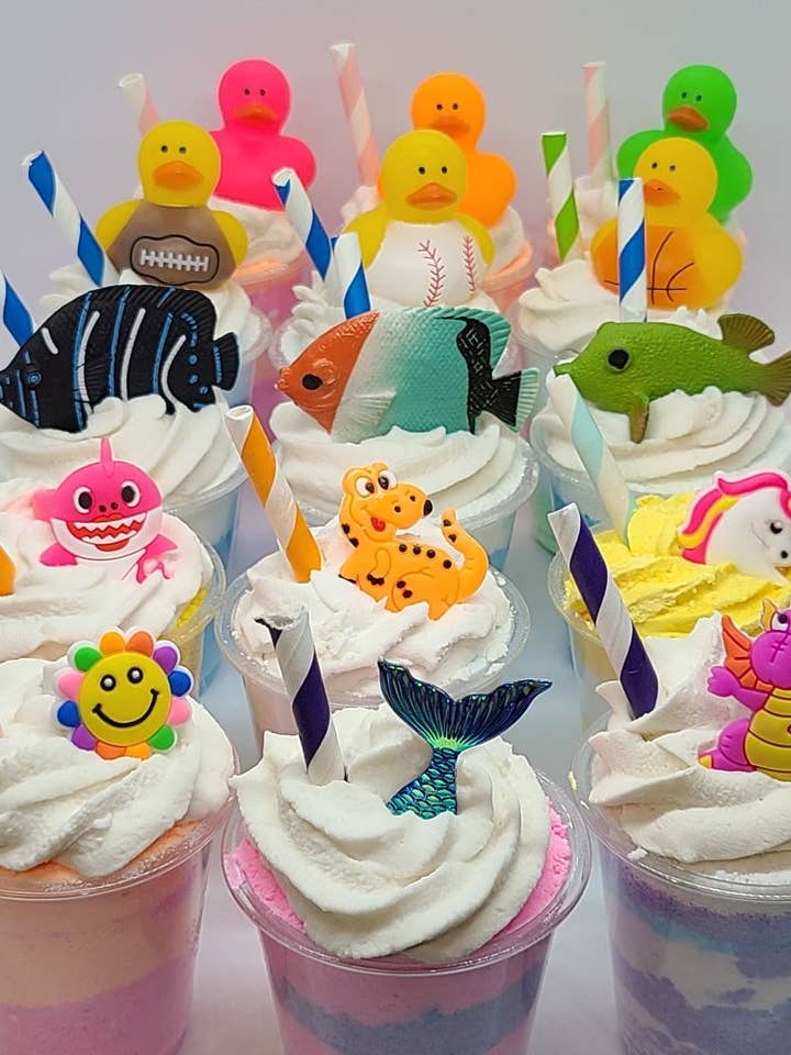 Sassy Bubbles Bubbling Smoothie Shot Bath Bomb Kids, VARIETY for wholesale by Sassy Bubbles