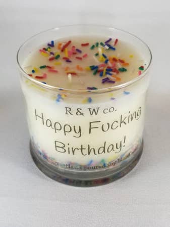 ¡Feliz cumpleaños, carajo! Velas para venta al por mayor de R&W Company LLC