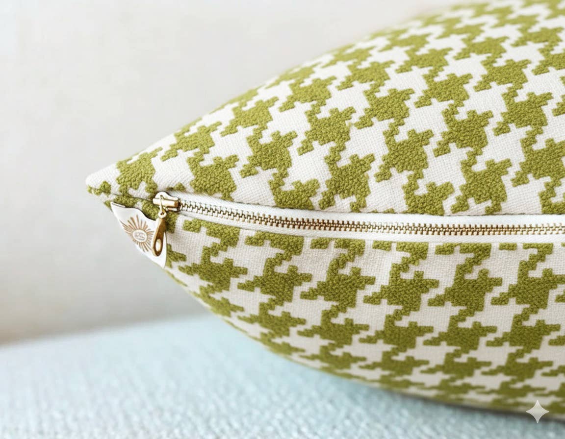 Shannan Bower Home - Wholesale Throw/Decorative Pillow - Camila Houndstooth | Designer Pillow 1